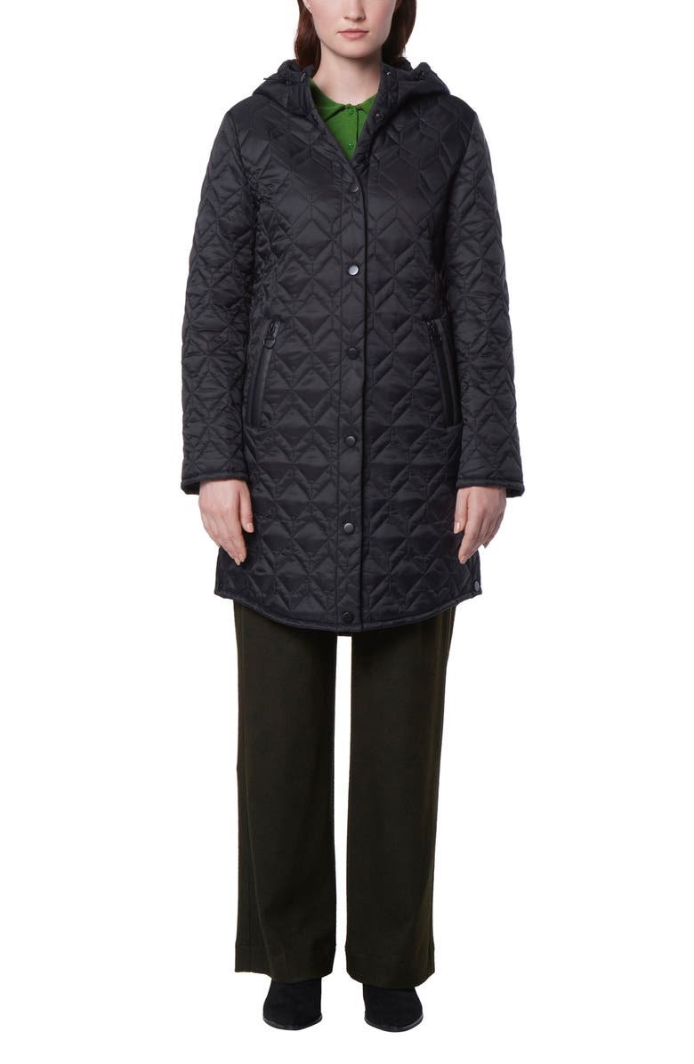 Andrew Marc Rialto Double Diamond Quilted Parka, Alternate, color, 