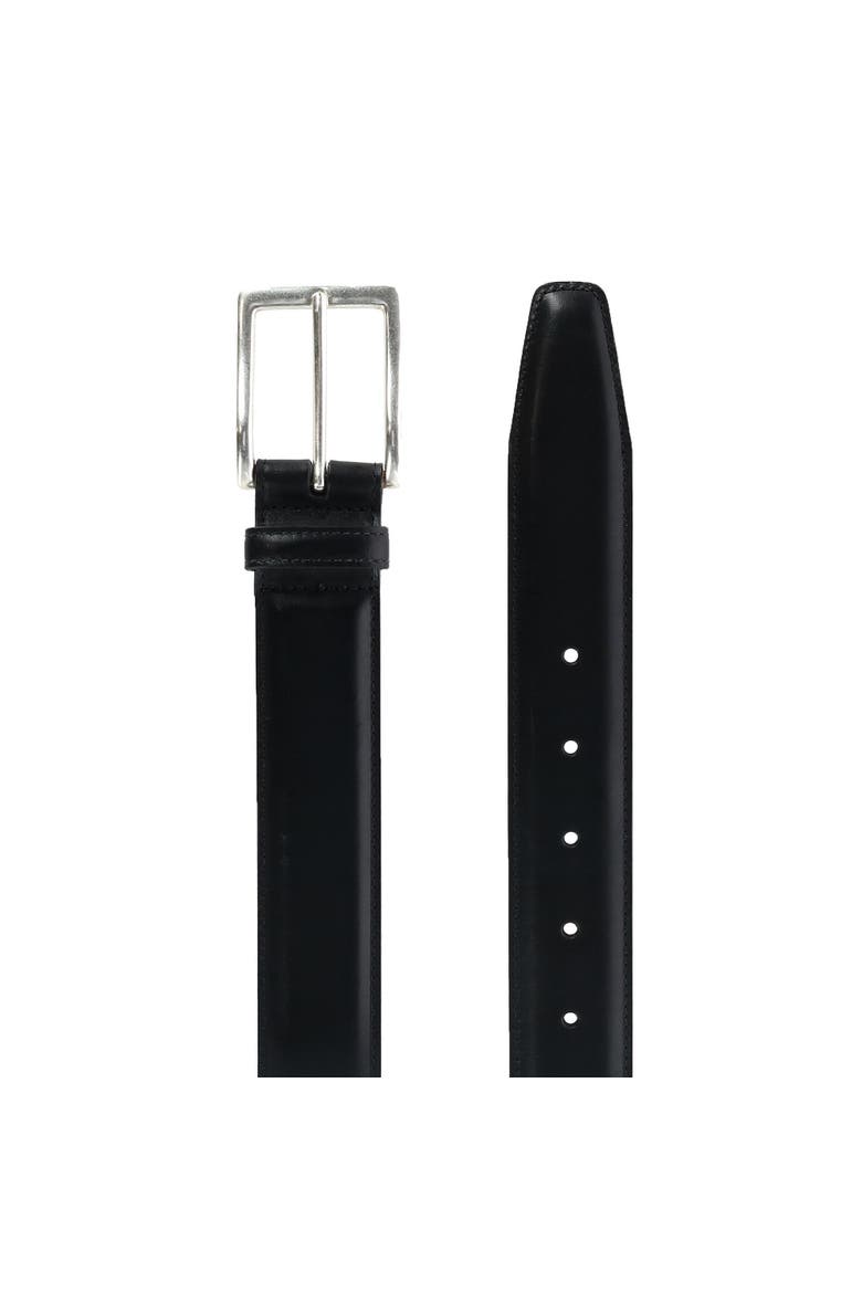 Men's Somerset Smooth Calfskin Dress Belt, Alternate, color, Black
