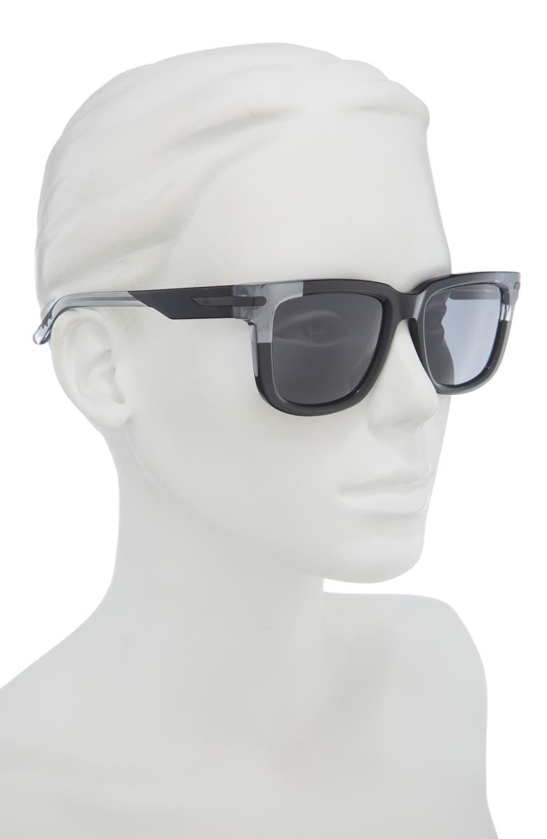 Nike Crescent Fall Square Sunglasses, Alternate, color, Black / Grey