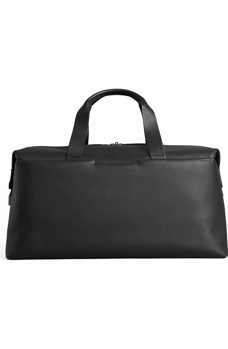 Troubadour Generation Leather Duffle, Main, color, Black