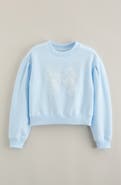 Nordstrom Kids' Pretty Lace Appliqué Sweatshirt