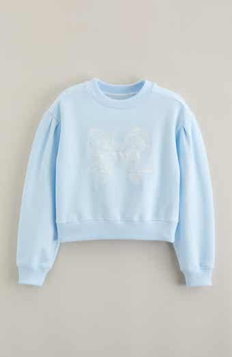 Kids' Pretty Lace Appliqué Sweatshirt