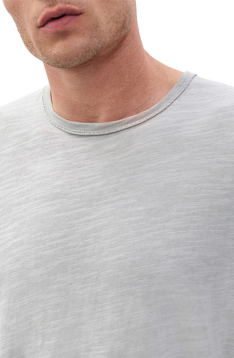rag & bone Classic Flame Slub Cotton T-Shirt, Alternate, color, Harbor Gray