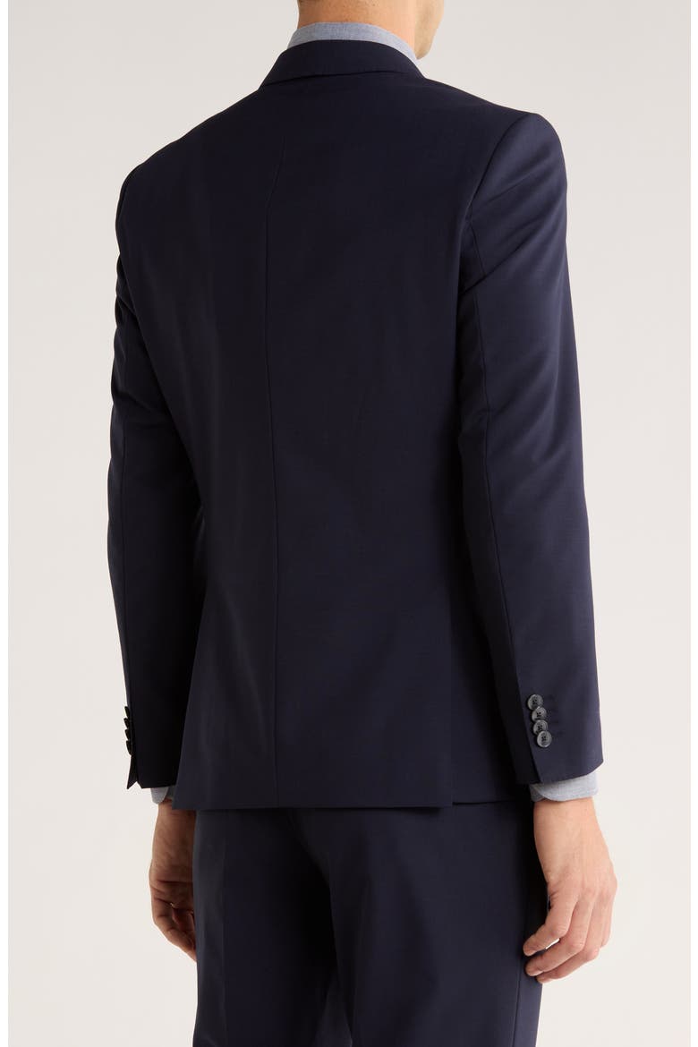 Huge Virgin Wool Blend Sport Coat, Alternate, color, NAVY