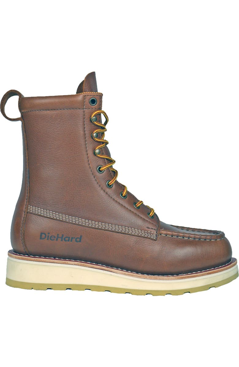 DieHard Malibu 8 Inch Composite Toe Work Boot, Alternate, color, Brown