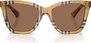 Burberry 54mm Square Sunglasses
