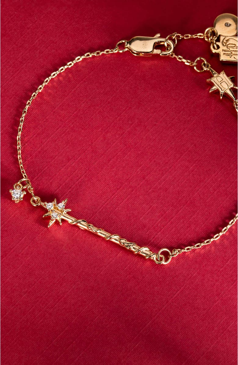 Alex and Ani Harry Potter<sup>™</sup> Hermione Wand  Bracelet, Alternate, color, Gold