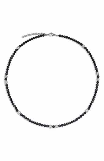 Men's Silas Agate Beaded Necklace