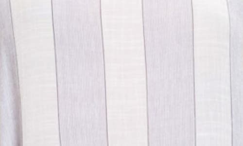 August Sky Stripe Tiered Midi Dress In Navy Multi