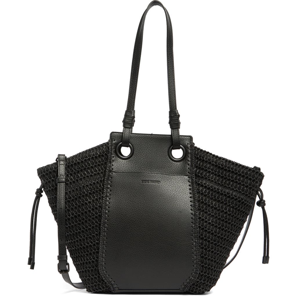 Steve Madden Bidris Mix Media Tote Bag