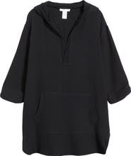 La Blanca Hooded Cotton Gauze Cover-Up Tunic