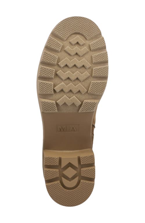 Mia Pallmer Block Heel Bootie In Brown