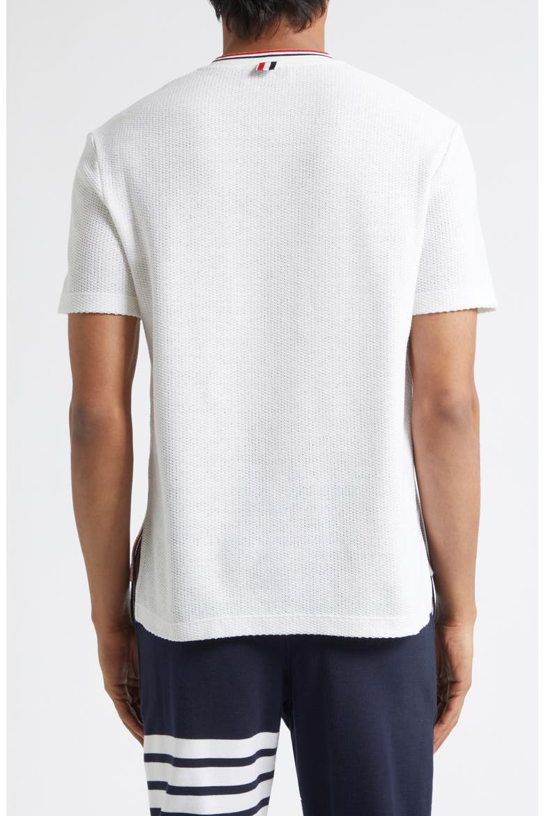 Relaxed Fit Cotton & Linen T-Shirt, Alternate, color, WHITE