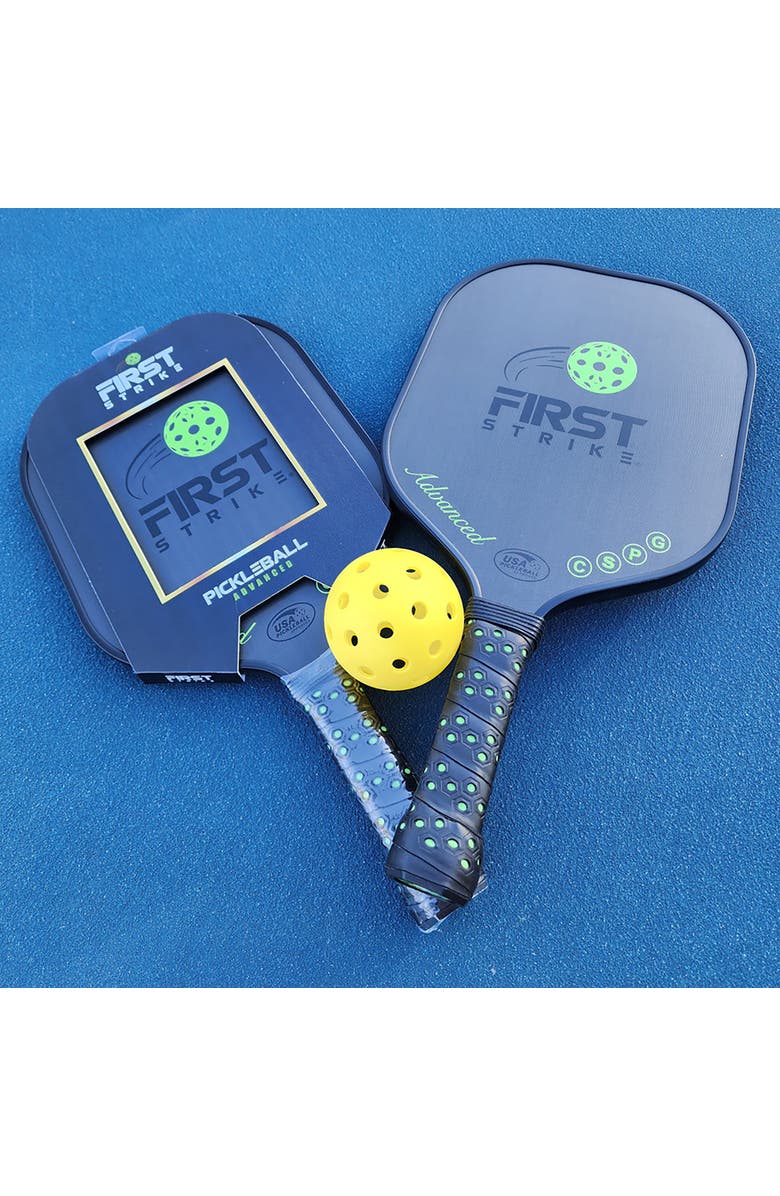 First Strike Pickleball Advanced Pickleball Paddle, 16 x 8 x 0.5", Alternate, color, Black