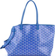 Pre-Owned Goyard Chien Gris Pet Carrier Tote Coated Canvas