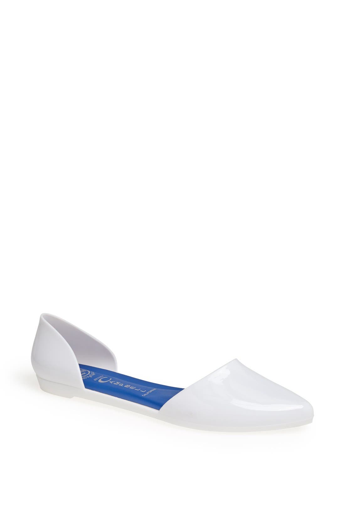 'Jelly Love' Flat, Main, color, WHITE
