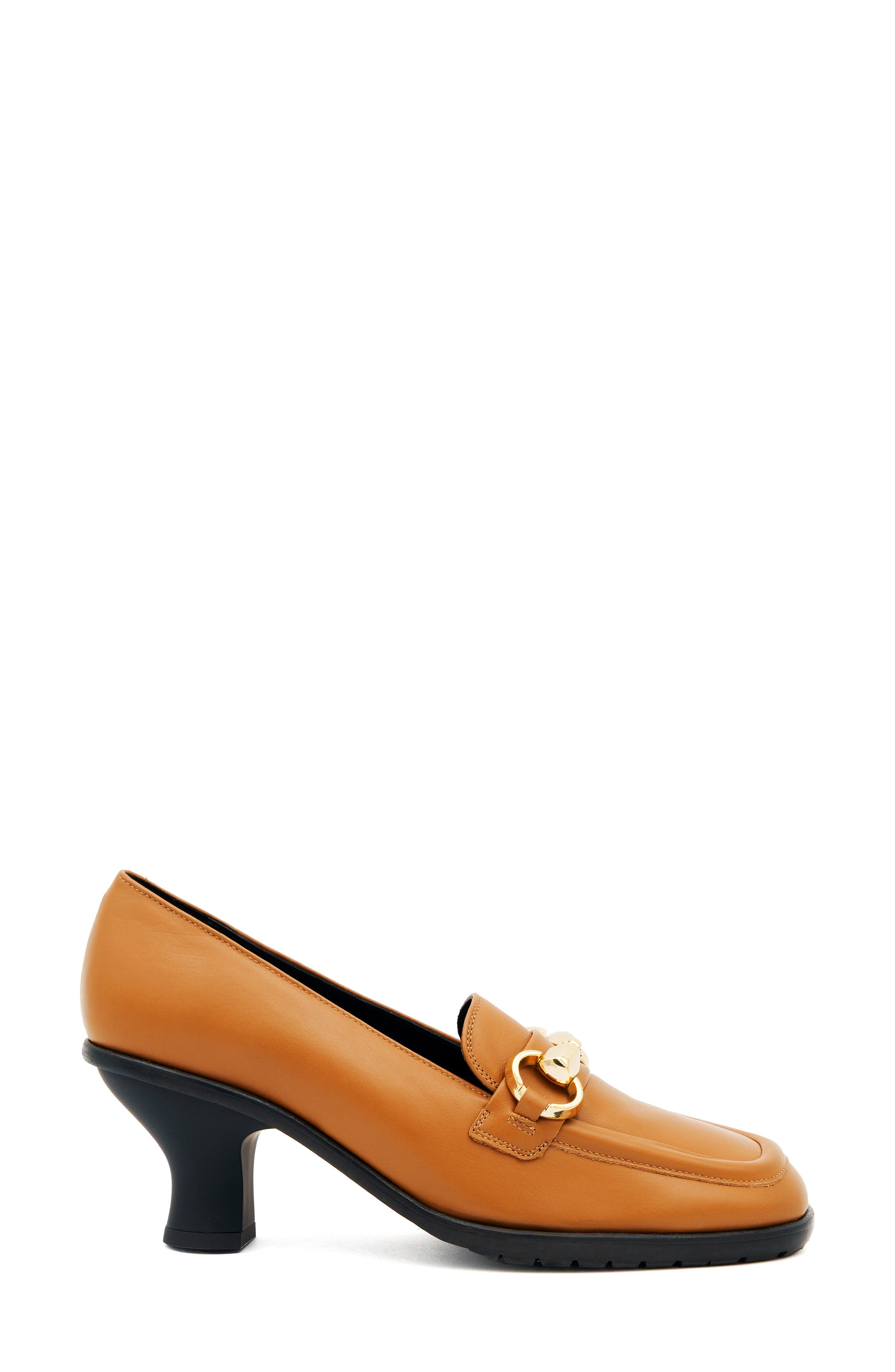 Bacchetta Leather Pump, Alternate, color, COGNAC