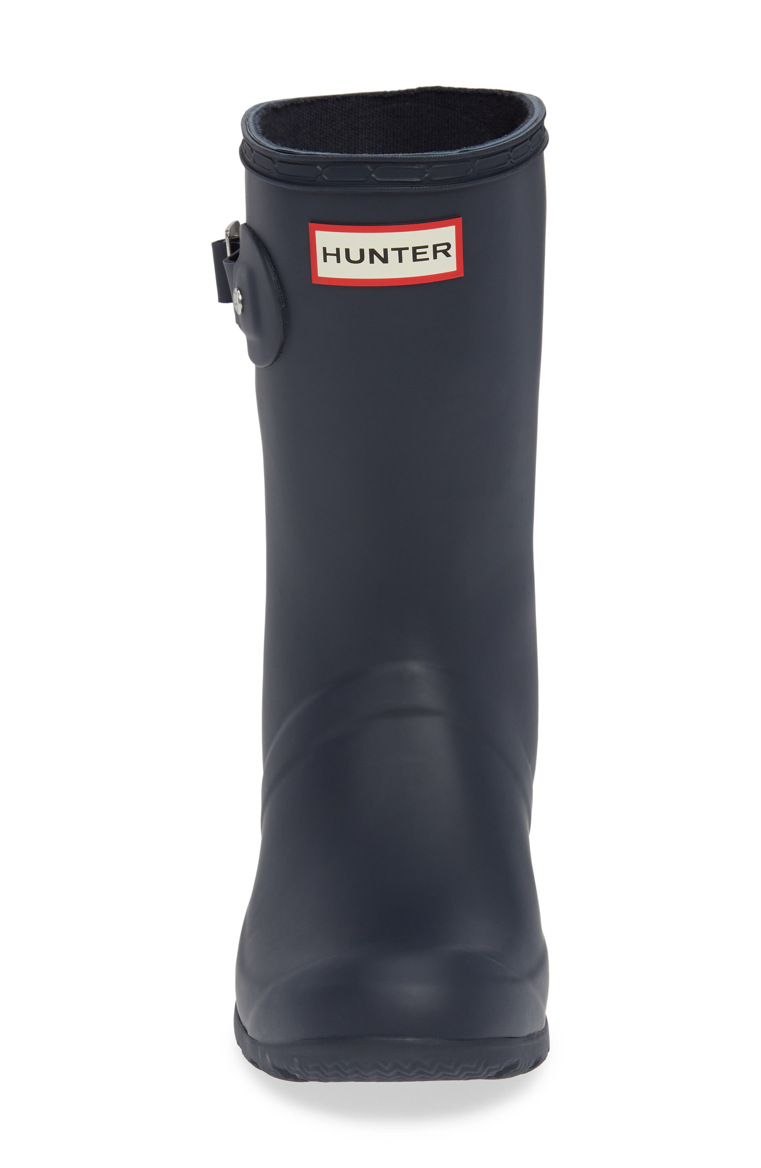 Original Tour Short Packable Rain Boot, Alternate, color, NAVY