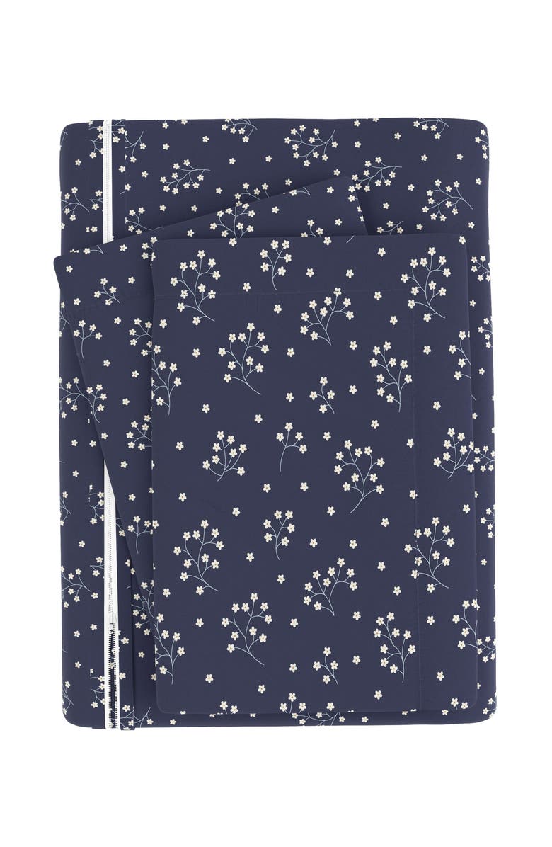 IENJOY HOME Premium Ultra Duvet Cover & Sham Set, Alternate, color, Navy