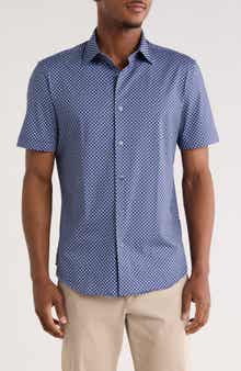 Bugatchi Short Sleeve Button-Up Shirt