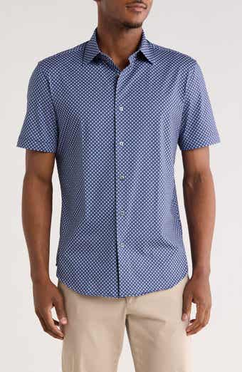 Bugatchi Short Sleeve Button-Up Shirt