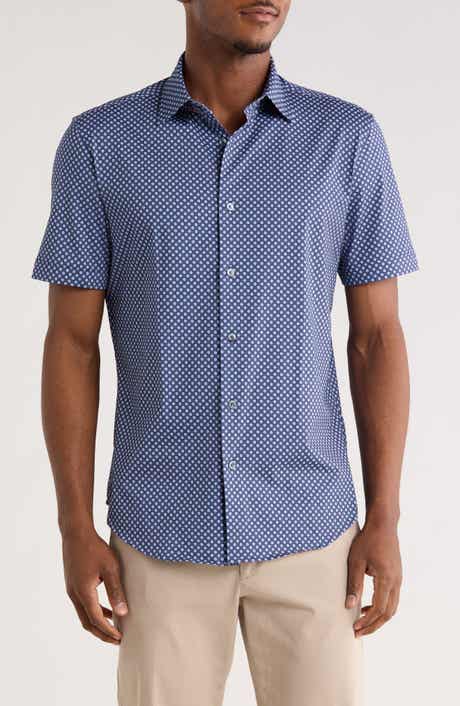 Bugatchi Short Sleeve Button-Up Shirt