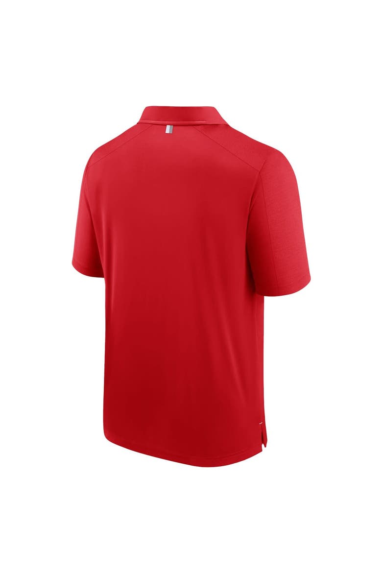 Men's Fanatics Red Wisconsin Badgers Fundamental Defender Polo, Alternate, color, Red