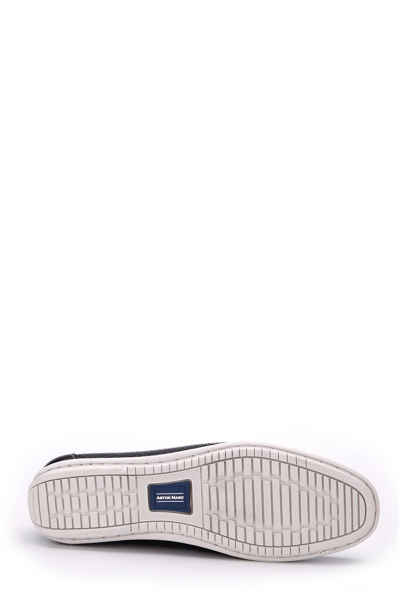 ASTON MARC Perforated Bit Loafer, Alternate, color, Black