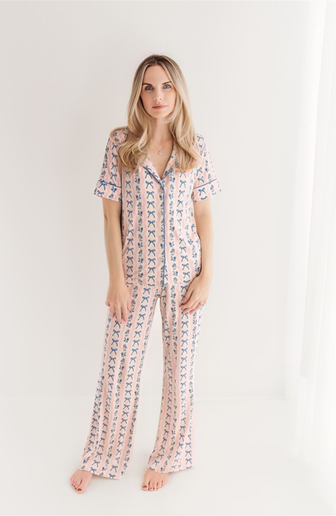 Amelia Bow Pajama Set