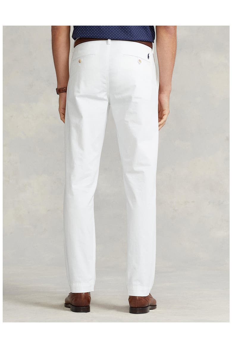 Straight Fit Washed Stretch Chinos, Alternate, color, PURE WHITE