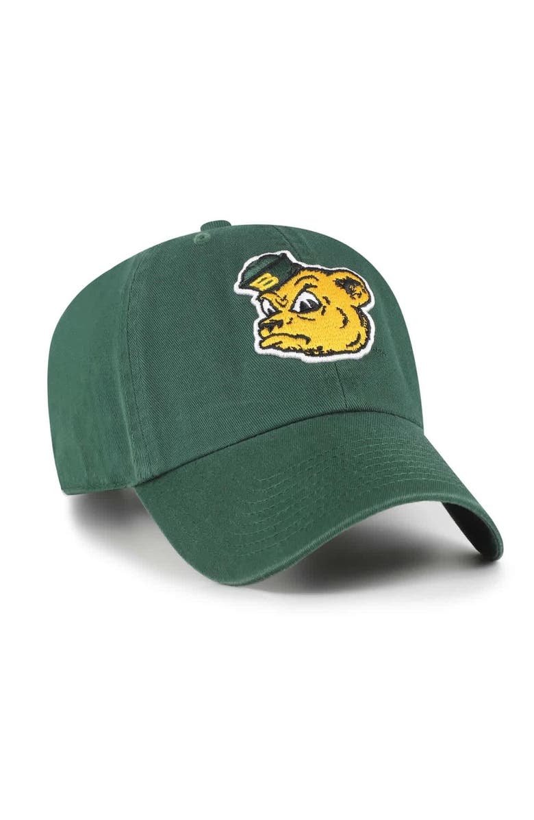 '47 Men's '47 Green Baylor Bears Vault Clean Up Adjustable Hat, Alternate, color, 