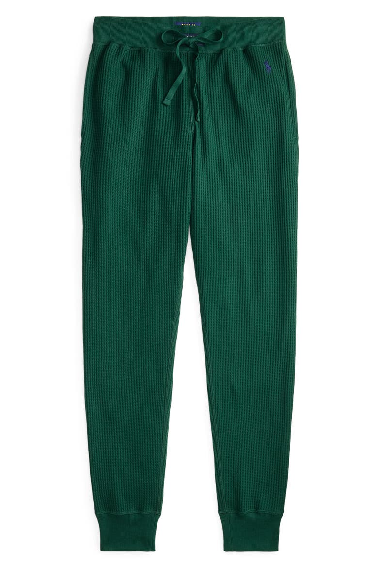 Thermal Pajama Joggers, Alternate, color, MOSS AGATE/ CRUISE NAVY PP