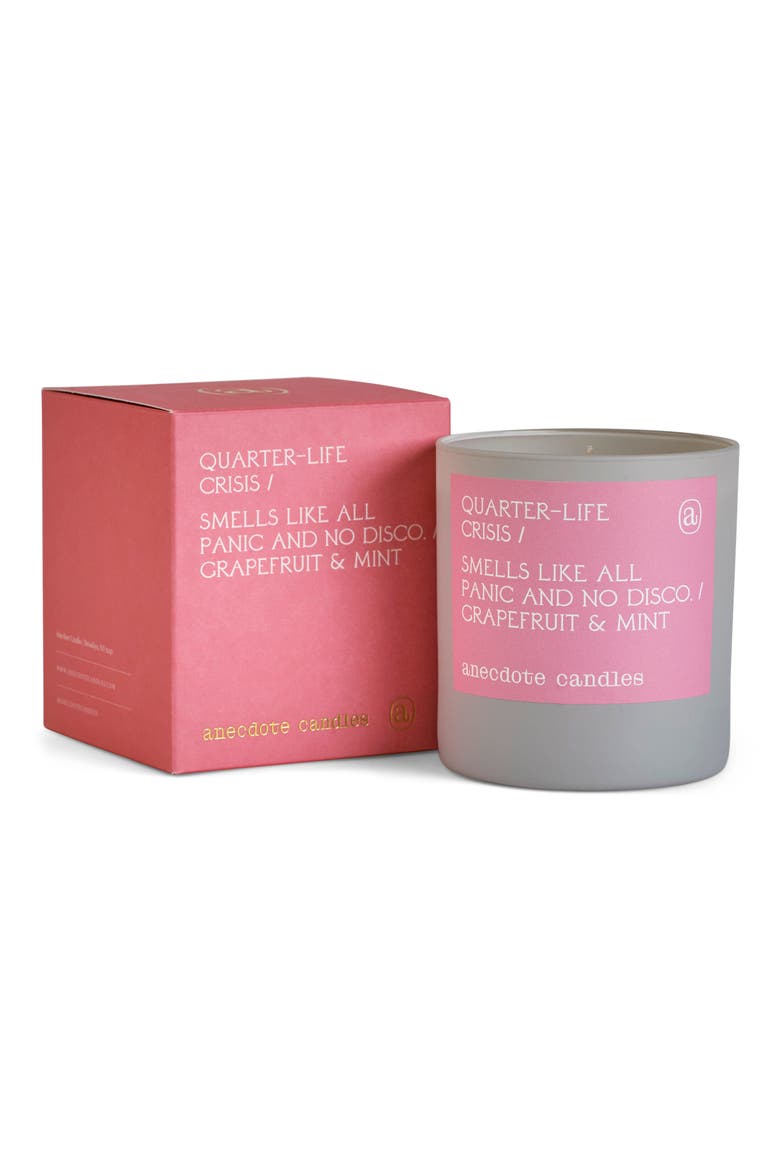 Quarter-Life Crisis Candle, Alternate, color, GREY