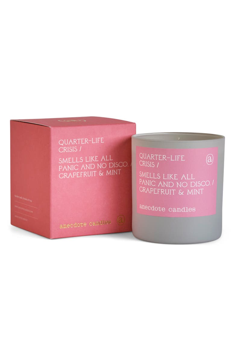 ANECDOTE CANDLES Quarter-Life Crisis Candle, Alternate, color, Grey