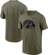 Nike Men's Nike Olive Iowa Hawkeyes Primetime Logo Performance T-Shirt