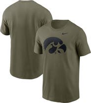 Nike Men's Nike Olive Iowa Hawkeyes Primetime Logo Performance T-Shirt