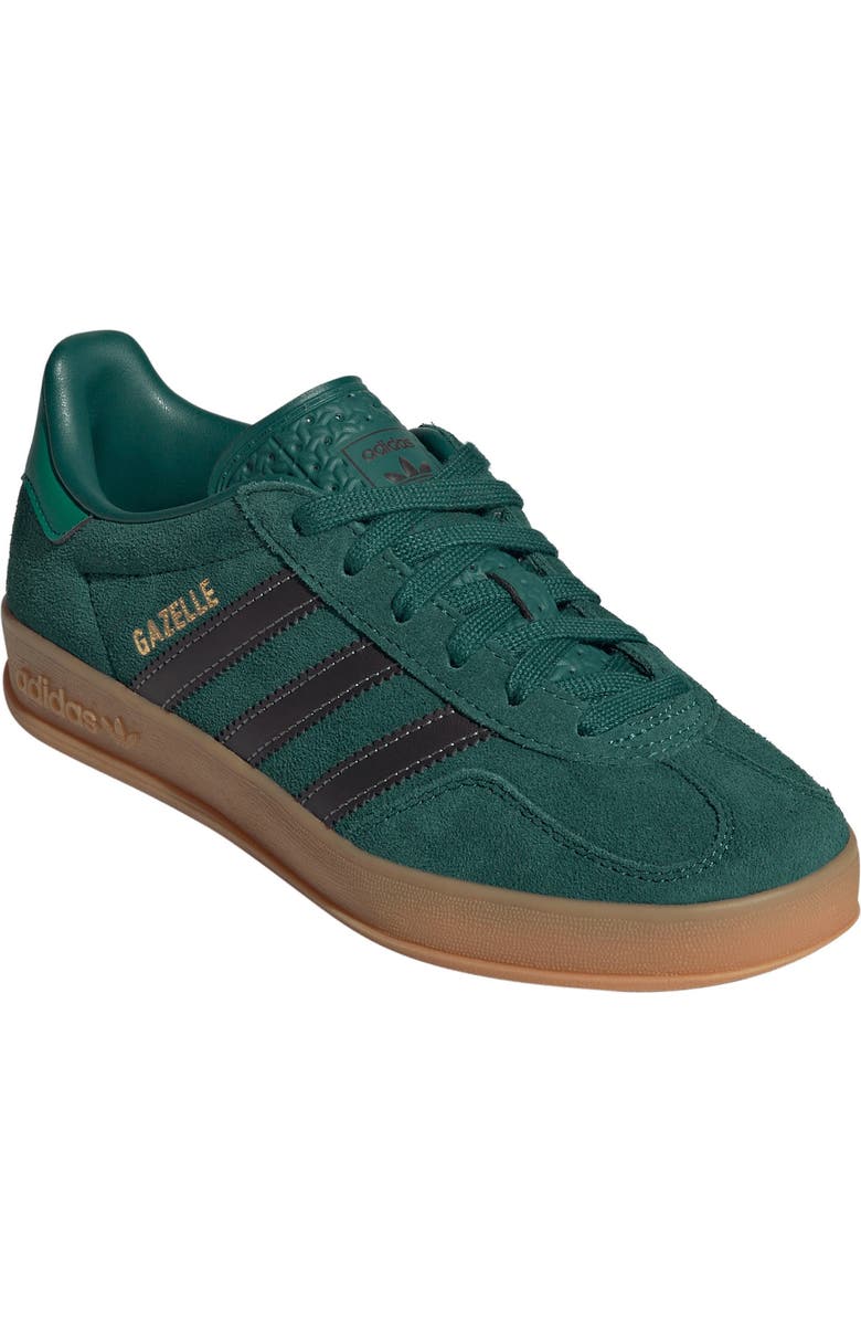 adidas Kids' Gazelle Indoor Sneaker, Main, color, Collegiate Green