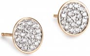 ginette ny Round Sequin Diamond Studs