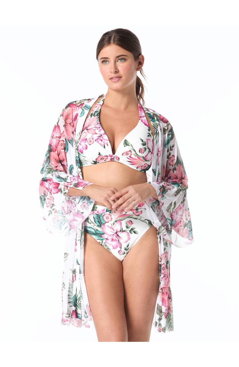 COCO REEF Lily Coverup Dress Swim, Alternate, color, White Mlti