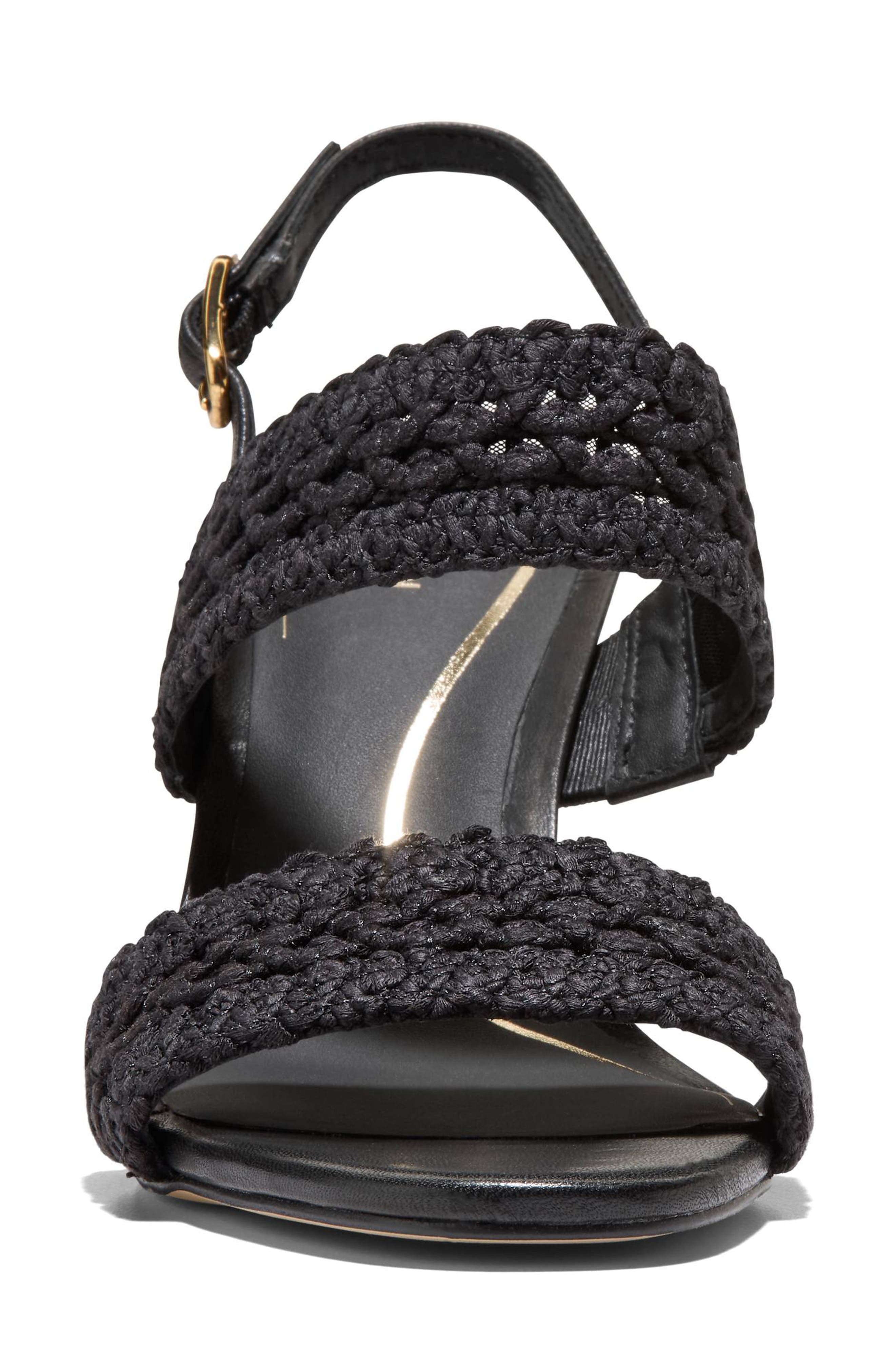 Cole Haan Harlan Woven Double Band Slingback Sandal, Alternate, color, 