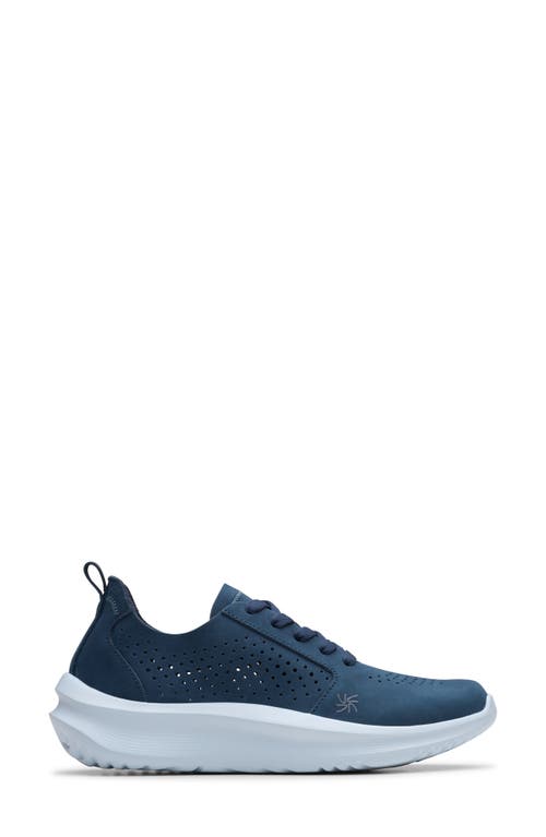 Clarks Women's Cloud Steppers Solevana Style Slip On Sneakers In Blue