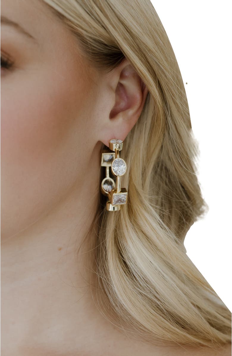 Untamed Petals Ravenna Hoop, Alternate, color, Gold