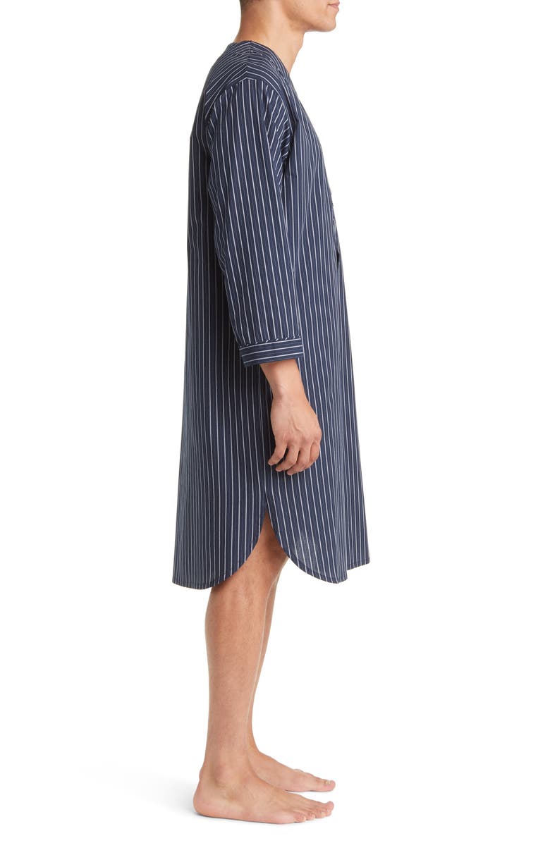 Majestic International Sunset Blues Cotton Blend Nightshirt, Alternate, color, Dark Navy