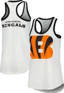 G-III 4HER BY CARL BANKS Women's G-III 4Her by Carl Banks White Cincinnati Bengals Tater Racerback Tank Top