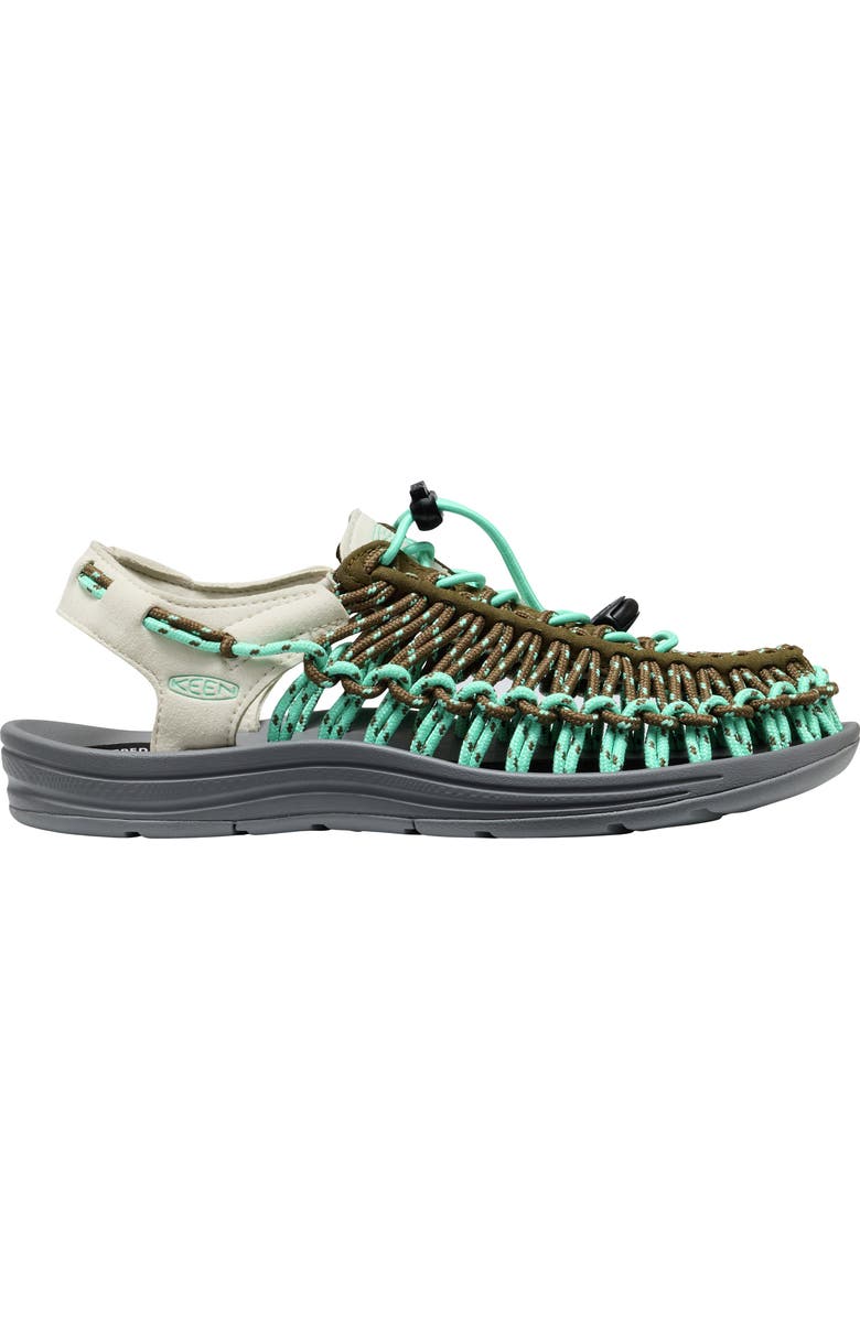 KEEN Uneek Sandal, Alternate, color, Birch/ Cabbage