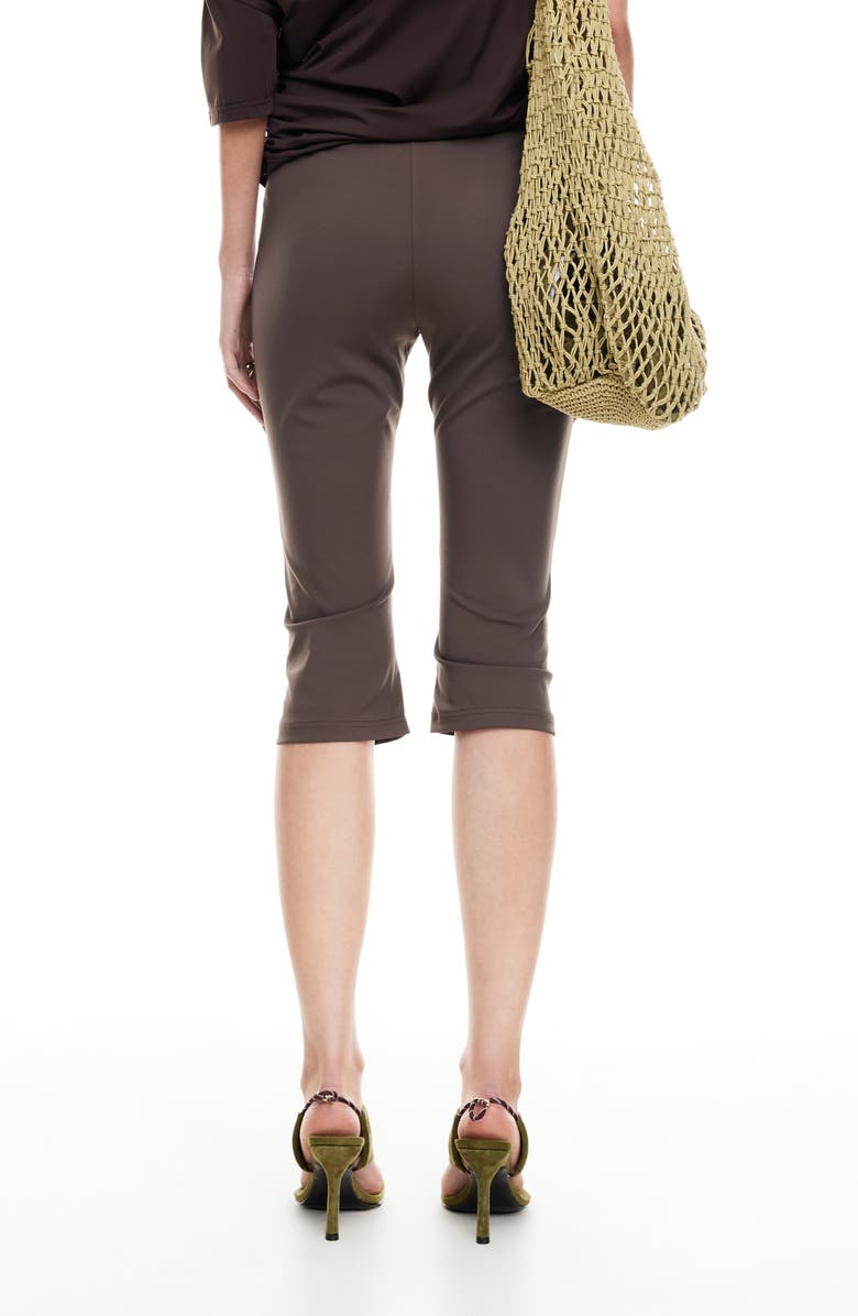 LIONESS Ranger Low Rise Capri Pants, Alternate, color, Chocolate