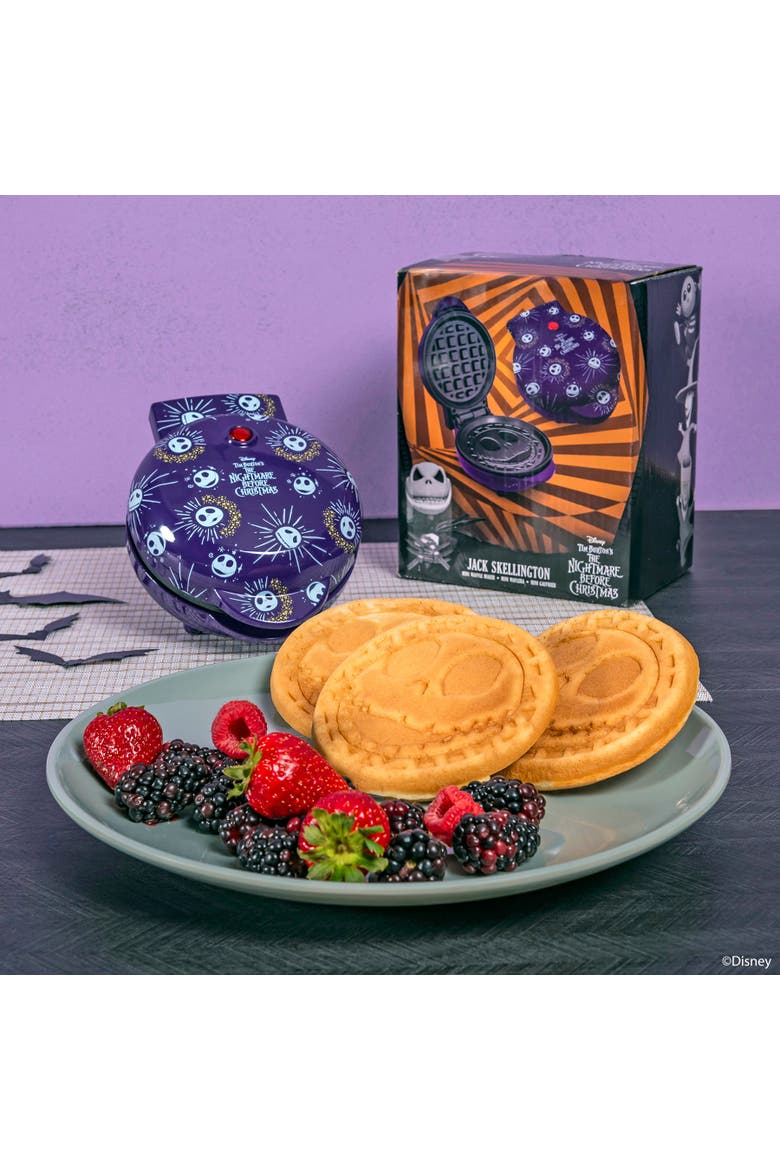Disney"s Nightmare Before Christmas Jack Skellington Mini Waffle Maker, Alternate, color, None
