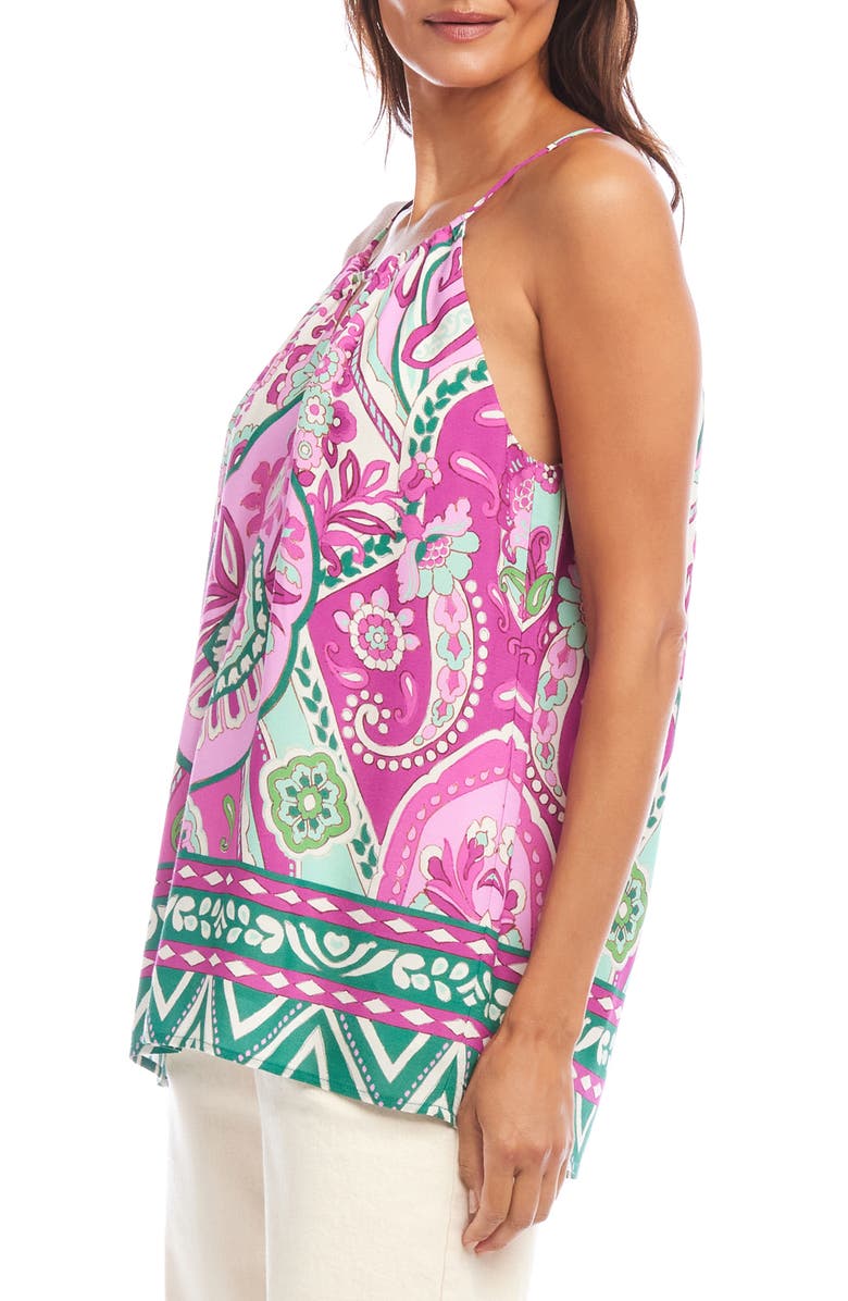 Karen Kane Keyhole Tank Top, Alternate, color, Lilac