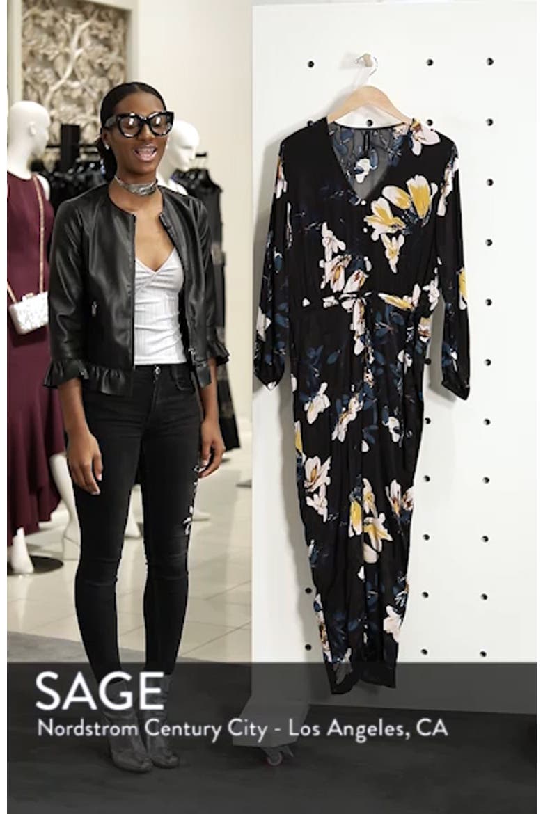 Josie Floral Satin Jumpsuit video