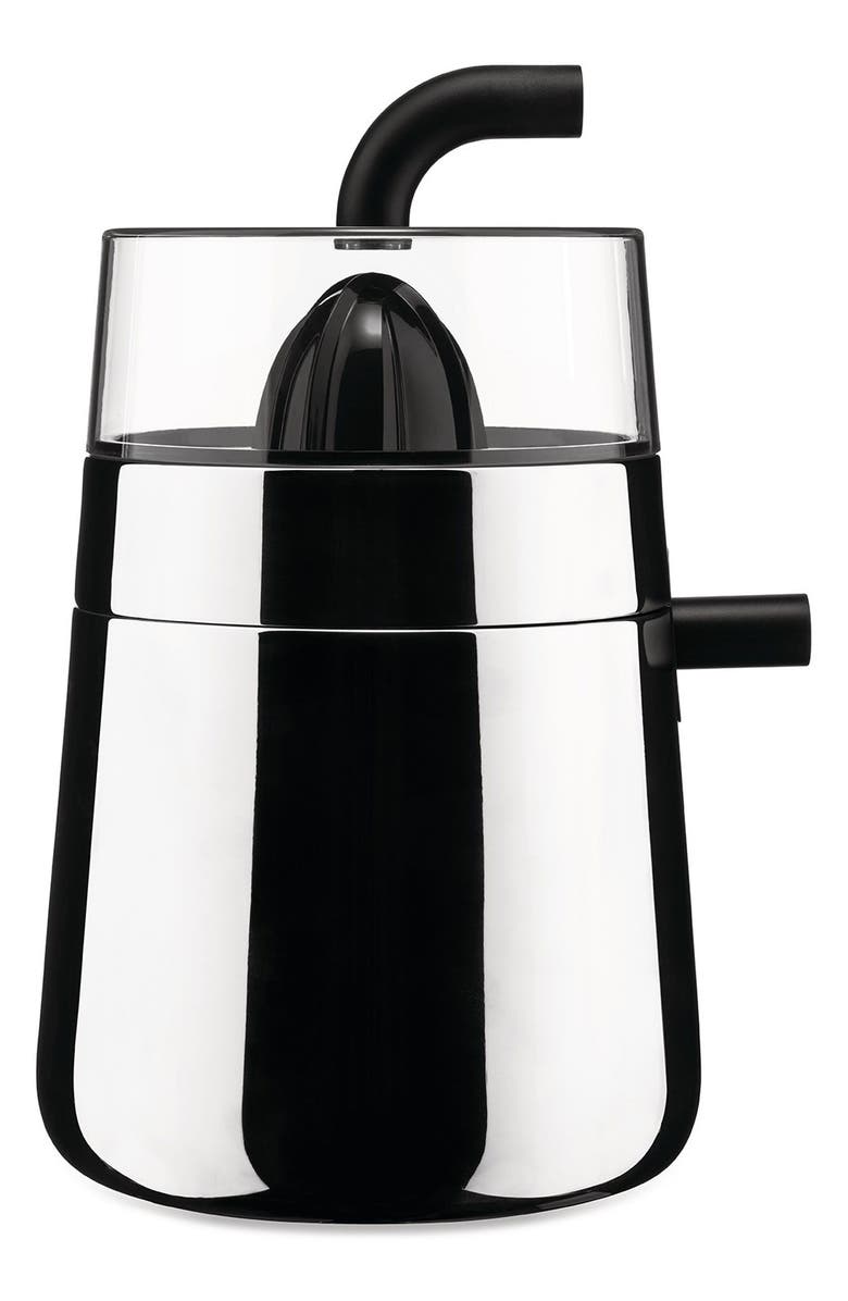 ALESSI Electric Citrus Squeezer, Alternate, color, Polished Stainless Steel-Black